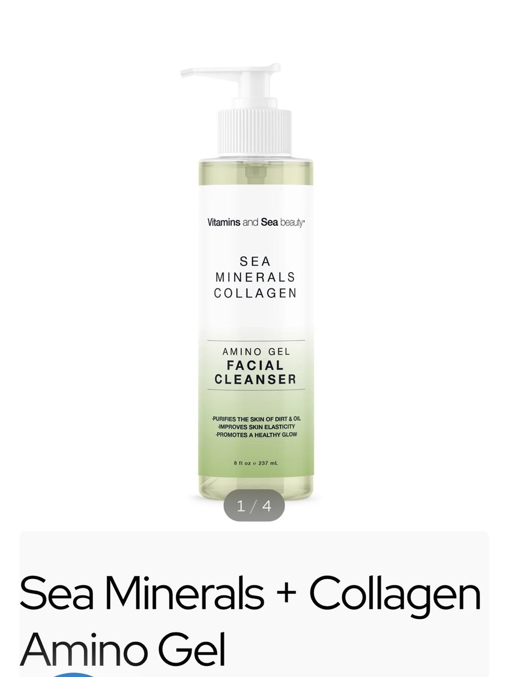 Amino Gel Facial Cleanser - Green